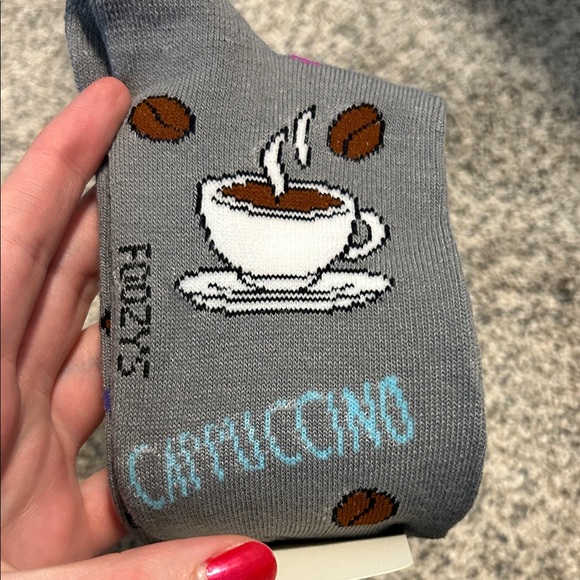 Foozys Coffee-Themed Unisex Socks - Picture 4 of 4